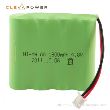 NIMH Rechargeable Battery Pack 4.8V 1800mAh
